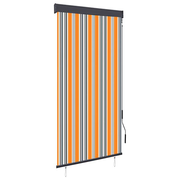 vidaXL Outdoor Roller Blind 80x250 cm Yellow and Blue