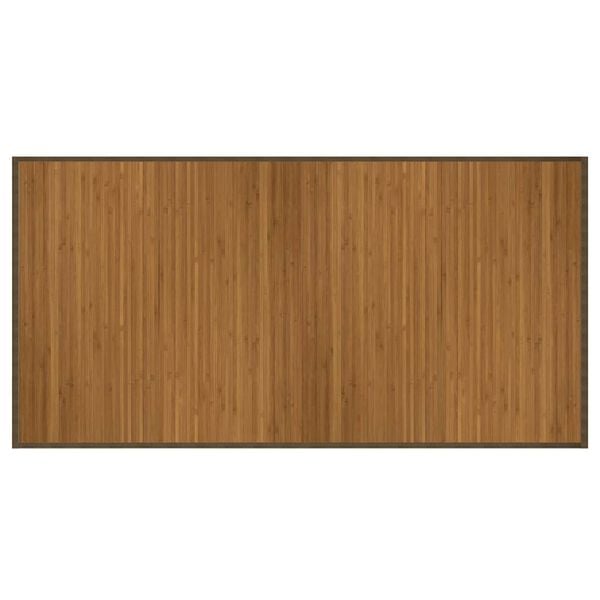 vidaXL Rug Rectangular Brown100x200 cm Bamboo
