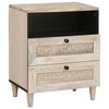 vidaXL Bedside Cabinet White 50 x 33 x 62 cm Engineered Wood