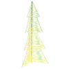 vidaXL Christmas Tree with 160 LEDs Warm White 150 cm PET