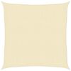 vidaXL Sunshade Sail 160 g/m&sup2; Cream 3x3 m HDPE