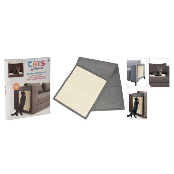 Pets Collection Cat Scratching Mat Grey 130x45 cm