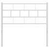 vidaXL Metal Replace Headboard White 90 cm