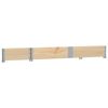 vidaXL Pallet Collar 150x50 cm Solid Wood Pine