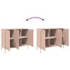 vidaXL Sideboard Pink 100.5x39x79 cm Steel