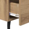 vidaXL Bedside Cabinet with Drawer 2 pcs Artisan Oak 40 x 35 x 47.5 cm