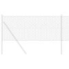 vidaXL Hexagon Fence Grey 0.6 x 50 m PVC