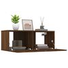 vidaXL TV Cabinets 2 pcs Brown Oak 80x30x30 cm Engineered Wood