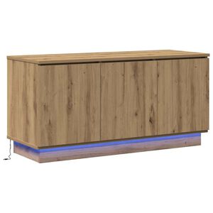 vidaXL TV Cabinet Artisan Oak 100 x 38 x 49 cm Engineered Wood
