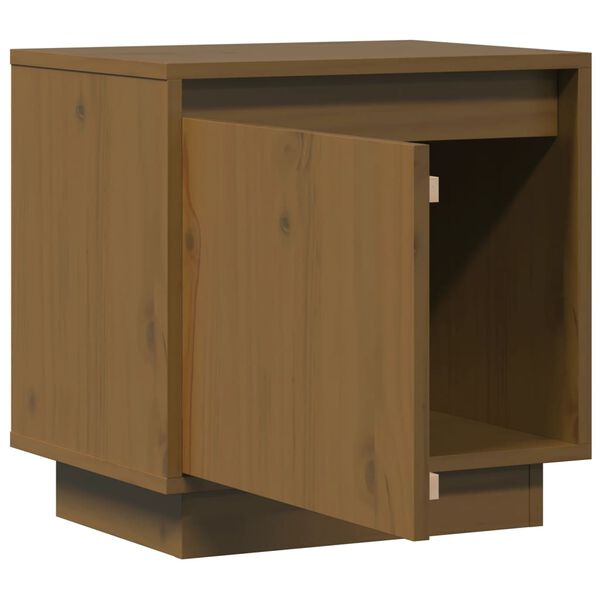 vidaXL Bedside Cabinets 2 pcs Honey Brown 40x30x40 cm Solid Wood Pine