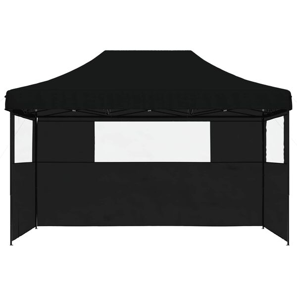 vidaXL Party Tent Folding Black 292 x 440 x 315 cm Oxford Fabric