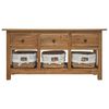 vidaXL Sideboard Solid Mahogany Wood 100x30x50 cm