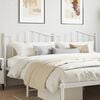 vidaXL Metal Replace Headboard White 160 cm