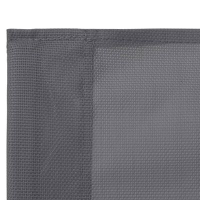 vidaXL 4 Piece Garden Lounge Set Fabric & Steel Grey