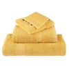 vidaXL Premium Hand Towels "SOLUND" 10 pcs Gold 50x100 cm 600 gsm