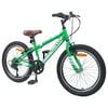 vidaXL Mountain Bike 24'' 6-Speed for 8-12 Years Old Green