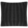 vidaXL Blanket and Throw Pillow Striped Black 200 x 150 cm Polyester