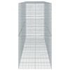 vidaXL Gabion Basket with Cover 450x100x200 cm Galvanised Iron
