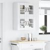 vidaXL Kitchen Cabinet 2 pcs High Gloss White 60 x 31 x 40 cm