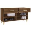 vidaXL Shoe Cabinet Brown Oak 102x35x55 cm Engineered Wood