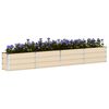 vidaXL Planter Ivory 320 x 40 x 45 cm Steel