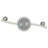 vidaXL Ceiling Spotlight Nickel 36.5 x 10 x 12.5 cm Metal