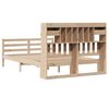 vidaXL Bookcase Bed without Mattress 140x200 cm Solid Wood Pine