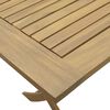 vidaXL Folding Garden Table 120x70x75 cm Solid Wood Acacia