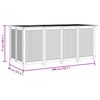 vidaXL Garden Storage Box 200x80x75 cm Solid Wood Acacia
