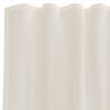 vidaXL Voile Curtains with Rod Pockets 2 pcs Cream