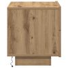 vidaXL Bedside Cabinet Artisan Oak 70 x 36 x 40.5 cm Engineered Wood