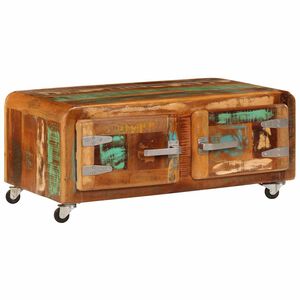 vidaXL Coffee Table | Multicolour | Solid Reclaimed Wood | Medium