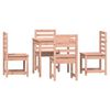 vidaXL 5 Piece Garden Dining Set Solid Wood Douglas