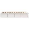 vidaXL Bed Frame White 90 x 190 cm Solid Pine Wood