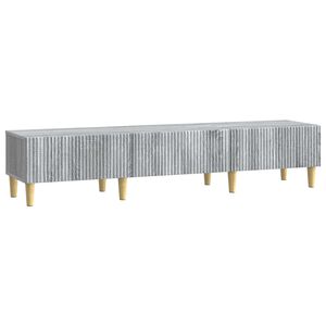 vidaXL TV Cabinet Grey Sonoma 147 x 34.5 x 30 cm Engineered Wood