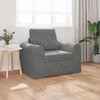 vidaXL Folding Sofa Bed Dark Grey 98 x 71 x 83 cm Velvet