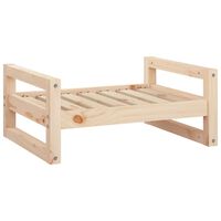 vidaXL Dog Bed 65.5x50.5x28 cm Solid Pine Wood