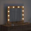 vidaXL Vanity Mirror Rectangular Sonoma Oak 60 x 55 x 18 cm