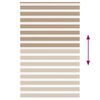 vidaXL Zebra Blind Sand Brown 145x200 cm Fabric Width 140.9 cm Polyester