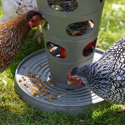 Beeztees Chicken Feeding Tower 30x30x36 cm Grey