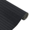 vidaXL Rug Rectangular Black 70x500 cm Bamboo
