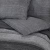 vidaXL Duvet Cover Set Dark Grey 200x220 cm Cotton