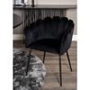 Venture Home Dining Chair Limhamn Velvet Black