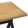 vidaXL Dining Table NOAIN X-Shaped Legs 160x90x75 cm Solid Wood Pine