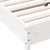 vidaXL Bed Frame without Mattress White 200x200 cm Solid Wood Pine
