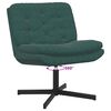 vidaXL Swivel Relaxing Chair Dark Green 63 x 75 x 76 cm Velvet
