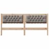 vidaXL Headboard Other Brown and taupe 180 cm Solid pine wood