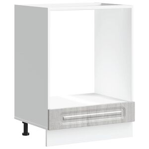 vidaXL Oven Cabinet "Kalmar" Grey Sonoma Engineered Wood