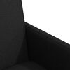 vidaXL Dining Chairs with Wheels 2 pcs Black 57 x 66 x 94 cm Fabric
