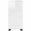 vidaXL Bathroom Basin Cabinet Manual High Gloss White 60 x 30 x 60 cm